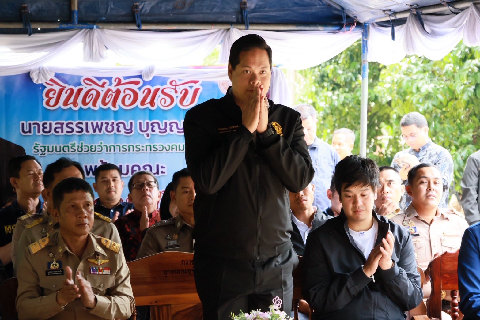 📍&ldquo;สรรเพชญ&rdquo; รมช.คมนาคม ลงพื้นที่นราธิวาส ติดตามความคืบหน้าโครงการก่อสร้างเขื่อนป้องกันตลิ่งริมคลองตันหยงมัส เร่งแก้ปัญหาอุทกภัยและผลกระทบจากการกัดเซาะอย่างยั่งยืน
